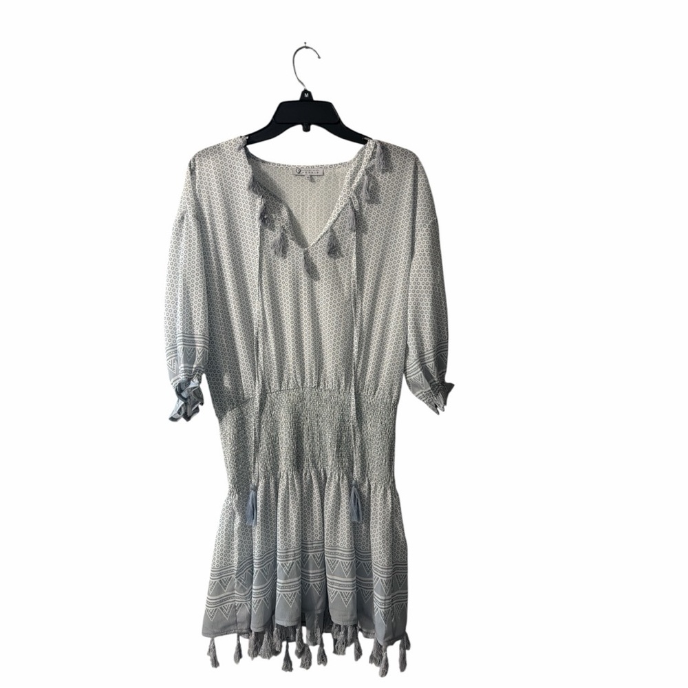 Collection By Cezele Boho Tassel Smocked Waist Dress Size M